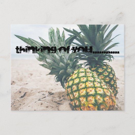 Carte postale ananas (Devant)