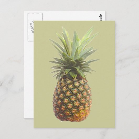 Carte Postale Ananas (Devant / Derrière)