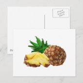Carte Postale Ananas (Devant / Derrière)