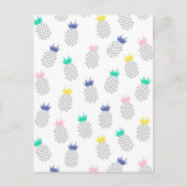 Carte Postale Ananas Abstrait 2 (Devant)