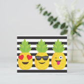 Carte Postale ananas émoji (Debout devant)
