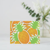 Carte Postale Ananas funky (Debout devant)