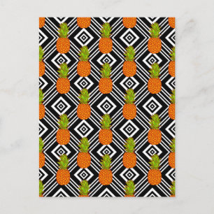 Carte Postale Ananas géométriques