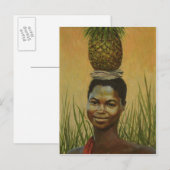 Carte Postale Ananas Girl 2004 (Devant / Derrière)