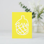 Carte Postale Ananas moderne tendance fruit simple (Debout devant)
