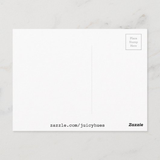 Carte Postale Ananas moderne tendance fruit simple (Dos)