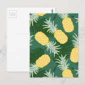Carte Postale Ananas tropical (Devant / Derrière)