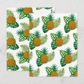 Carte Postale Ananas tropicaux (Devant / Derrière)