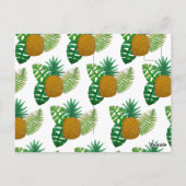 Carte Postale Ananas tropicaux (Dos)