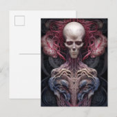 Carte Postale Anatomie Surréelle Horreur Sci-Fi Art (Devant / Derrière)