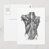Carte Postale Anatomie vintage (Devant / Derrière)
