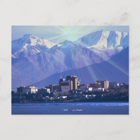 Carte Postale Anchorage, Alaska (Devant)