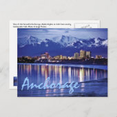 Carte Postale Anchorage, Alaska, États-Unis (Devant / Derrière)