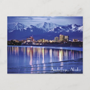 Carte Postale Anchorage, Alaska, États-Unis