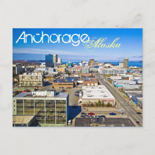 Carte Postale Anchorage, Alaska, États-Unis