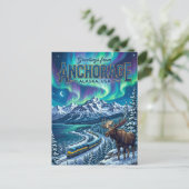 Carte Postale Anchorage États-Unis (Debout devant)