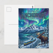 Carte Postale Anchorage États-Unis (Devant / Derrière)