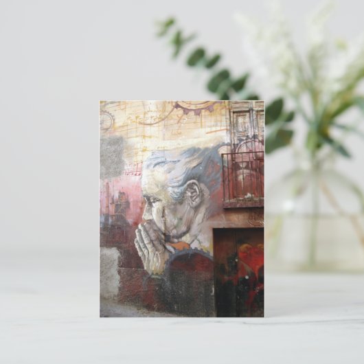 Carte Postale Ancien (Debout devant)