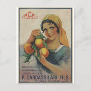 Carte Postale Ancien Advert Cardassilari Fils