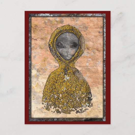 Carte Postale Ancien Alien (Devant)
