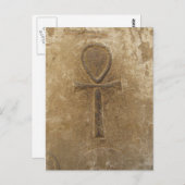 Carte Postale Ancien Ancien Ankh égyptien, clé de la vie (Devant / Derrière)