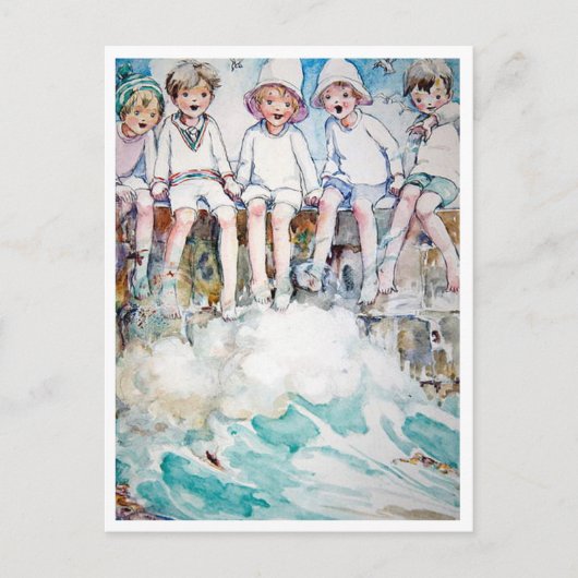 Carte Postale Ancien Anne Anderson La Jetée (Devant)