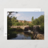 Carte Postale Ancien barrage de mission, (Devant / Derrière)