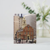 Carte Postale Ancien bâtiment de l'État (Debout devant)