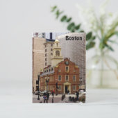 Carte Postale Ancien bâtiment de l'État (Debout devant)