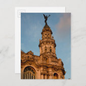 Carte Postale Ancien bâtiment Spire, La Havane, Cuba (Devant / Derrière)