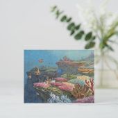 Carte Postale Ancien corail de mer Antique Imprimer (Debout devant)