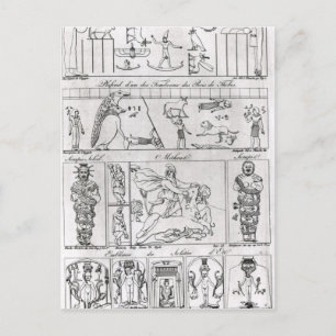 Carte Postale Ancien Egyptien et persan