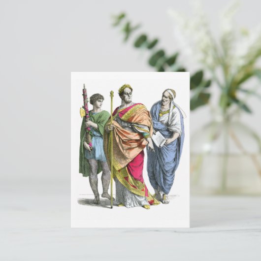 Carte Postale Ancien empereur romain (Debout devant)