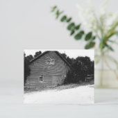 Carte Postale ancien hangar (Debout devant)