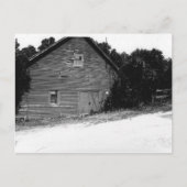 Carte Postale ancien hangar (Devant)