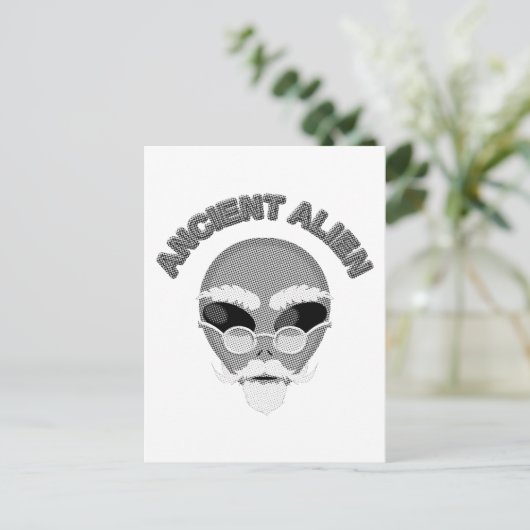 Carte Postale Ancien journal en chef Alien (Debout devant)