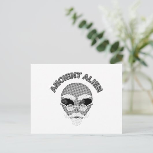 Carte Postale Ancien journal en chef Alien (Debout devant)