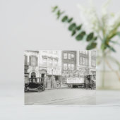 Carte Postale Ancien magasin de pneus, années 1920 (Debout devant)