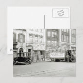 Carte Postale Ancien magasin de pneus, années 1920 (Devant / Derrière)