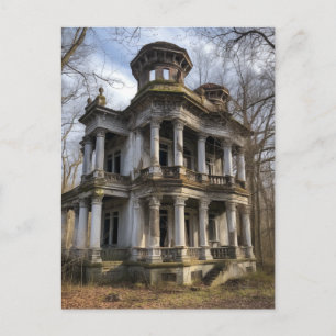 Carte Postale Ancien manoir rural abandonné