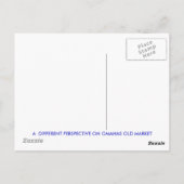 CARTE POSTALE ANCIEN MARCHÉ (Dos)