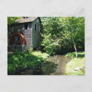 Carte Postale Ancien moulin à eau et ruisseau