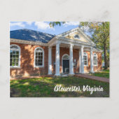 Carte Postale Ancien palais de justice à Gloucester, Virginie (Devant)
