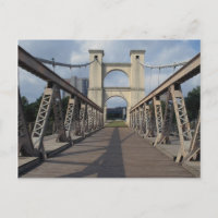 Ancien pont suspendu, site historique de Waco, Tex