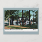 Carte Postale Ancien siège de Washington à New Rochelle NY (Devant)