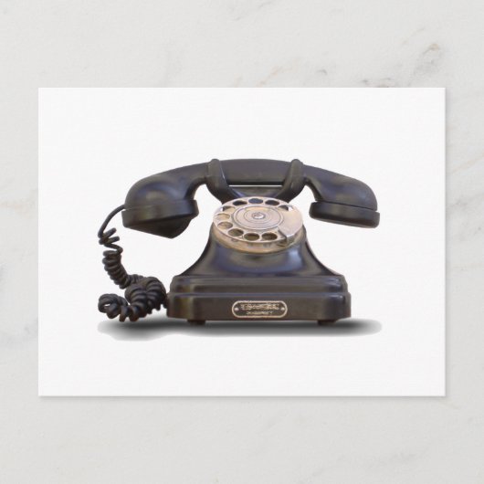 Carte Postale ancien téléphone (Devant)