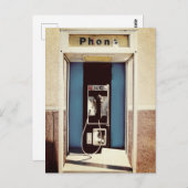 Carte Postale Ancien téléphone payant (Devant / Derrière)