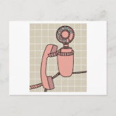 Carte Postale Ancien téléphone rétro (Devant)