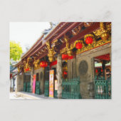 Carte Postale Ancien temple chinois à Singapour (Devant)