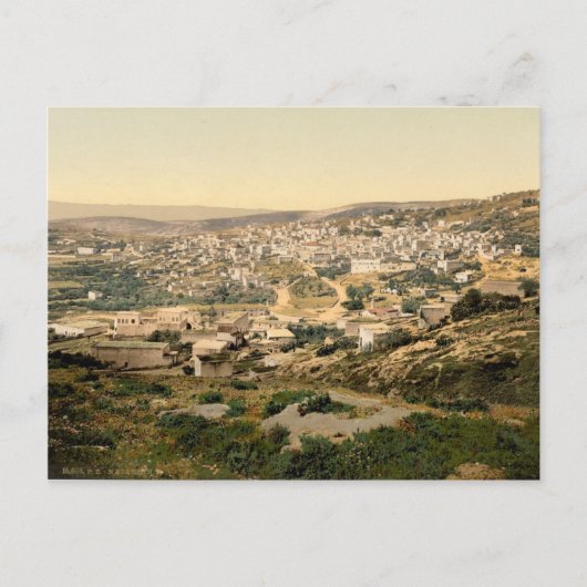 Carte Postale Ancien tirage de Nazareth, dans la terre sainte (Devant)